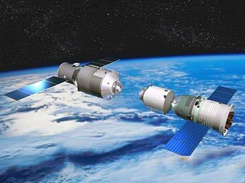 Малката космическа станция "Тиангонг 1" - Китайската гордост за 2011 година. Photo credit : CNSA